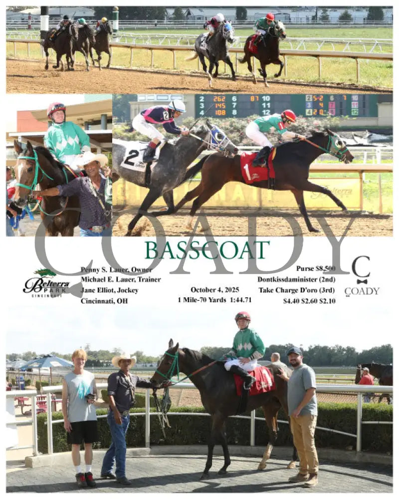 BASSCOAT - 100425 - Race 04 - BTP Presque Isle Downs