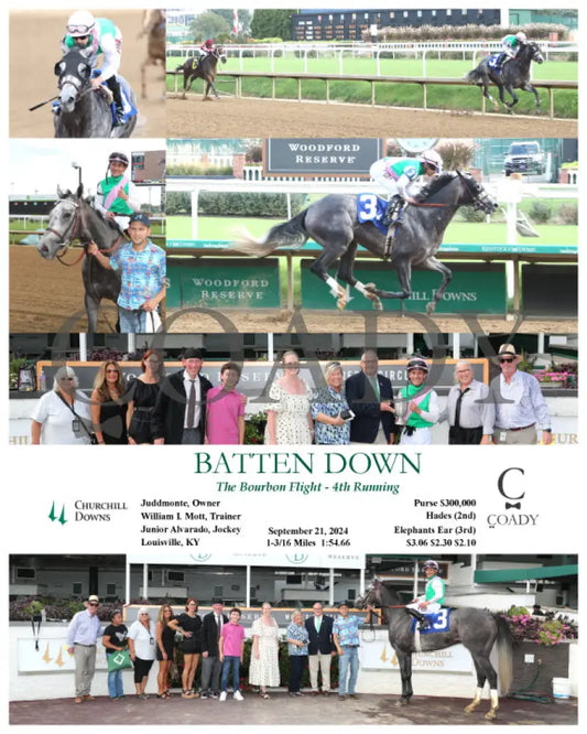 Batten Down - The Bourbon Flight 4Th Running 09-21-24 R07 Cd Churchill Downs