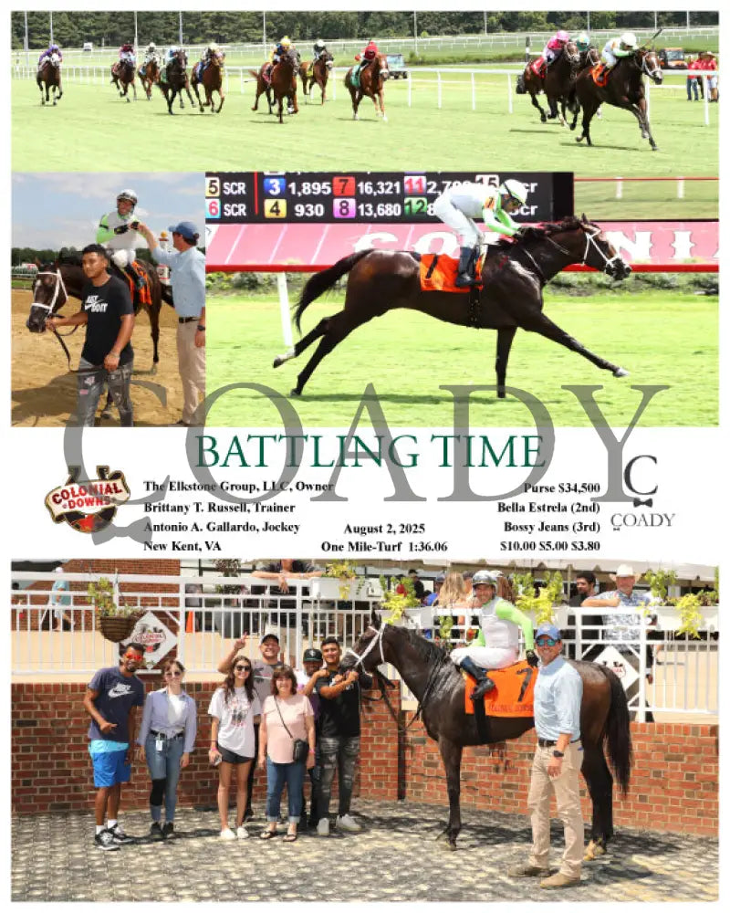 BATTLING TIME - 08-02-25 - R05 - CNL Colonial Downs
