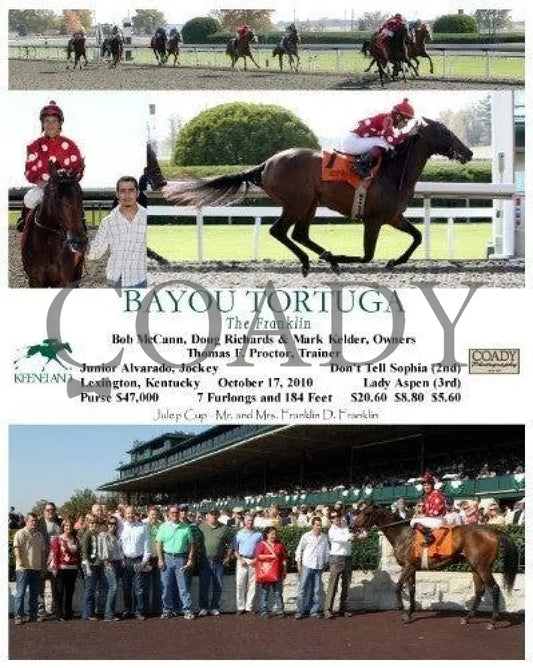 Bayou Tortuga -- 101710 Keeneland