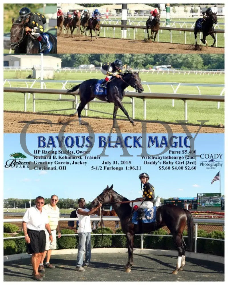Bayous Black Magic - 073115 Race 07 Btp Belterra Park