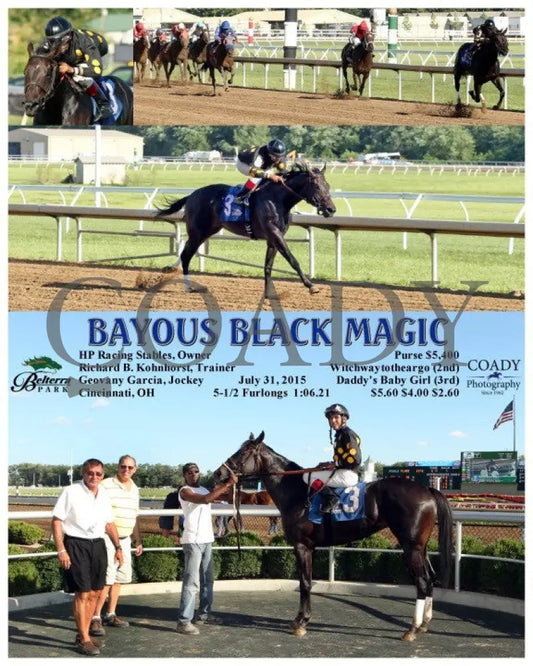 Bayous Black Magic - 073115 Race 07 Btp Belterra Park