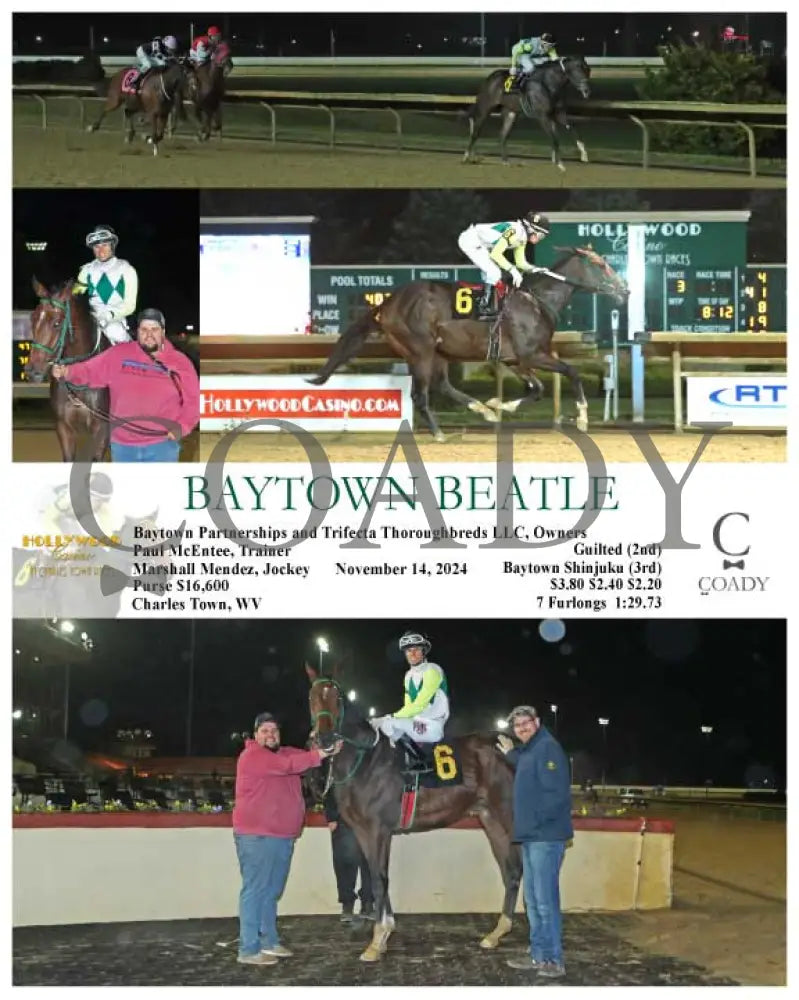 Baytown Beatle - 11-14-24 R03 Ct Hollywood Casino At Charles Town Races