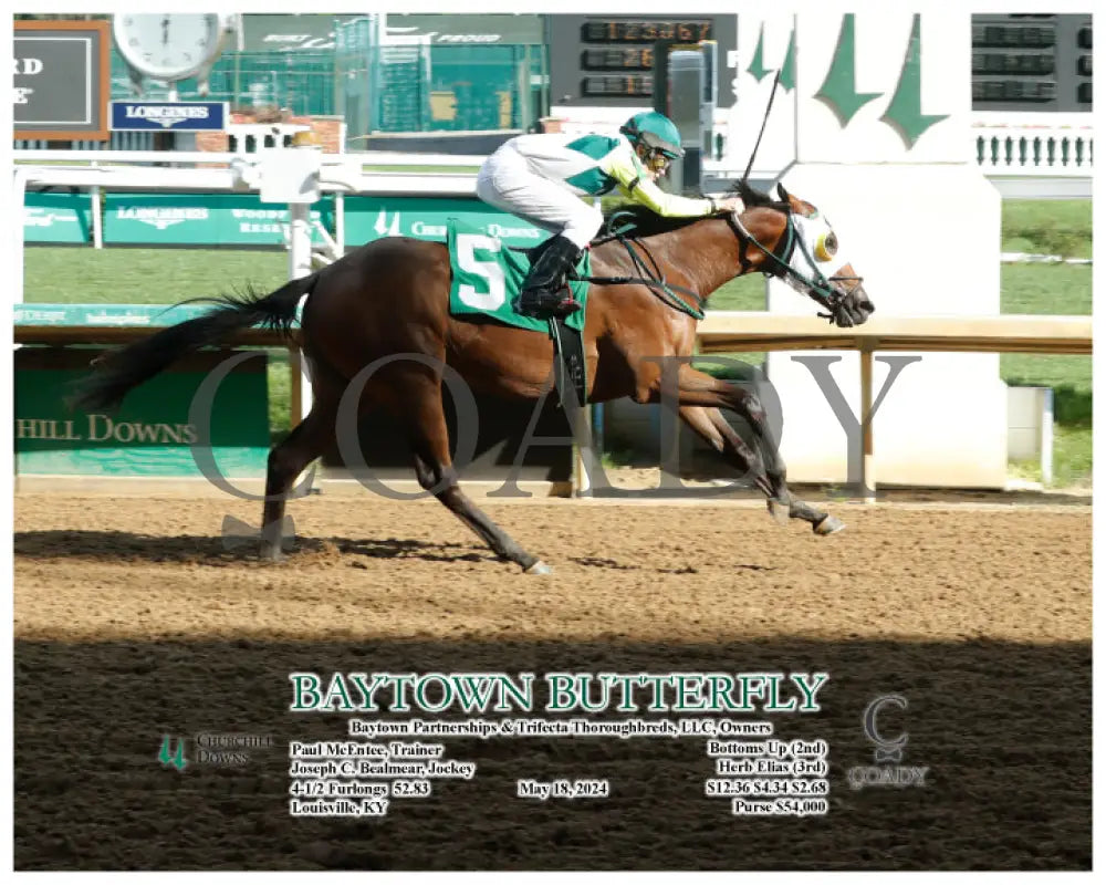 Baytown Butterfly - 05-18-24 R01 Cd Action Churchill Downs