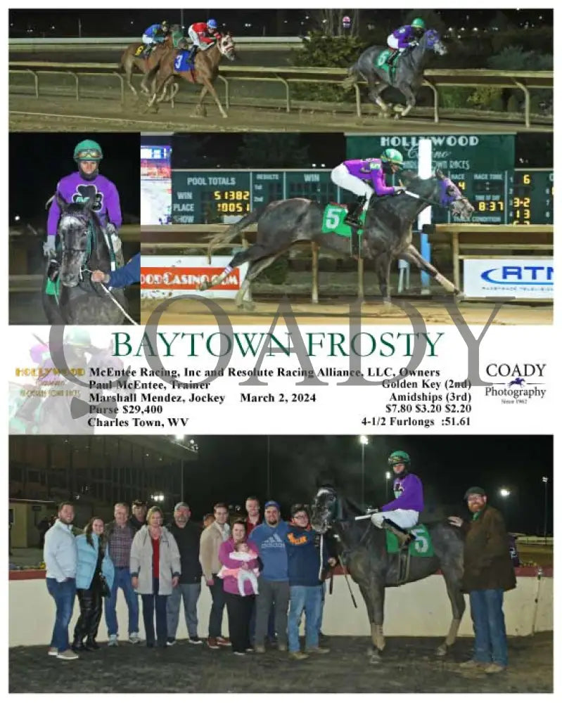 Baytown Frosty - 03-02-24 R04 Ct Hollywood Casino At Charles Town Races