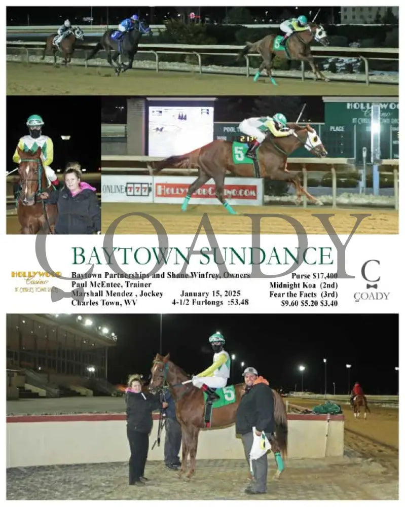 Baytown Sundance - 01-15-25 R03 Ct Hollywood Casino At Charles Town Races