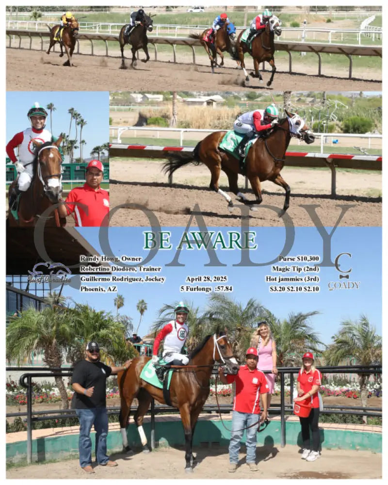 BE AWARE - 04-28-25 - R05 - TUP Turf Paradise