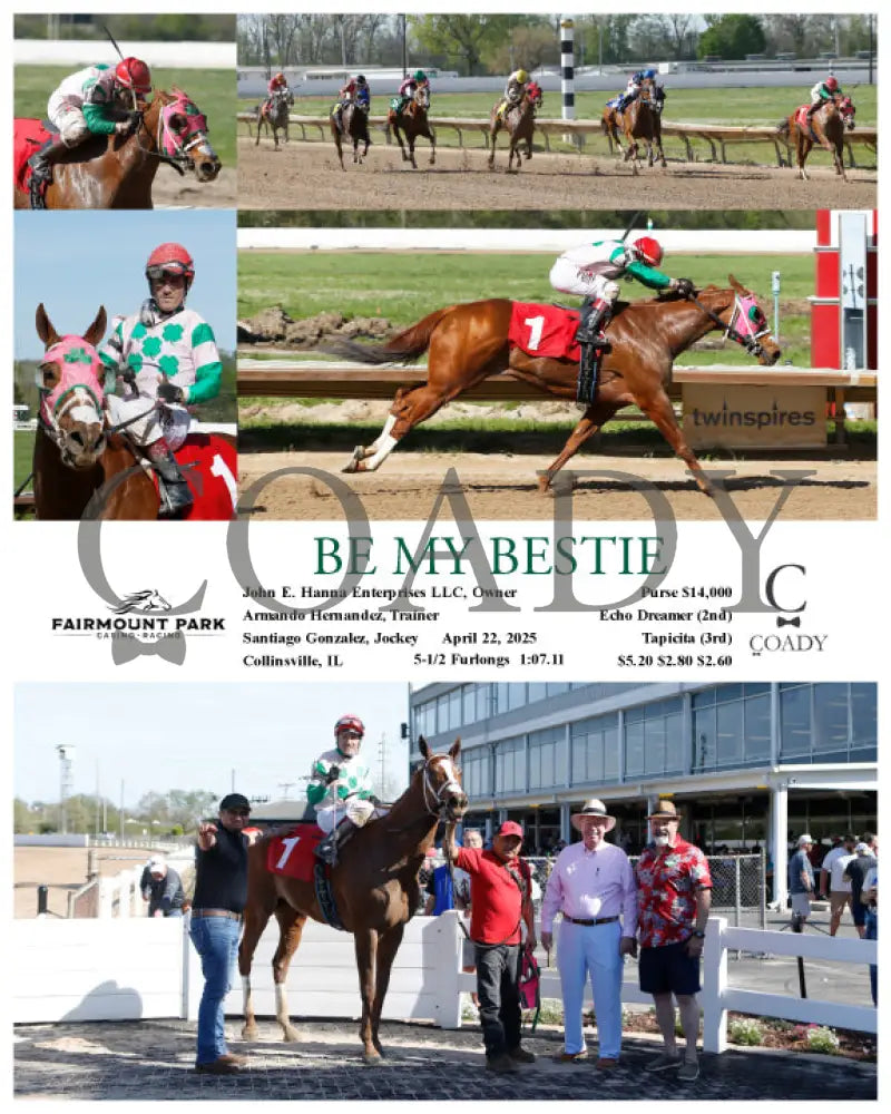 BE MY BESTIE - 04-22-25 - R06 - FP Fanduel Sportsbook Horse Racing