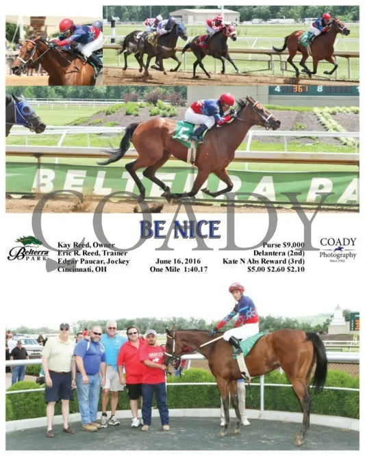 Be Nice - 061616 Race 03 Btp Belterra Park