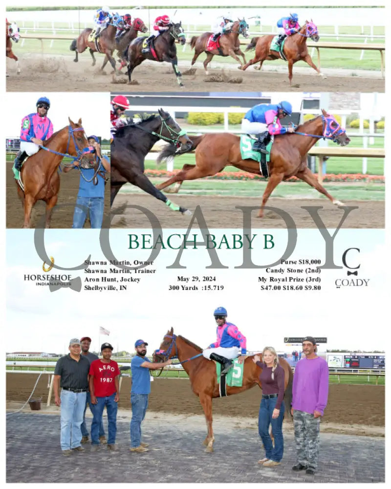 Beach Baby B - 05-29-24 R09 Ind Indiana Grand