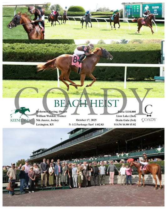BEACH HEIST - 101725 - Race 04 - KEE Keeneland