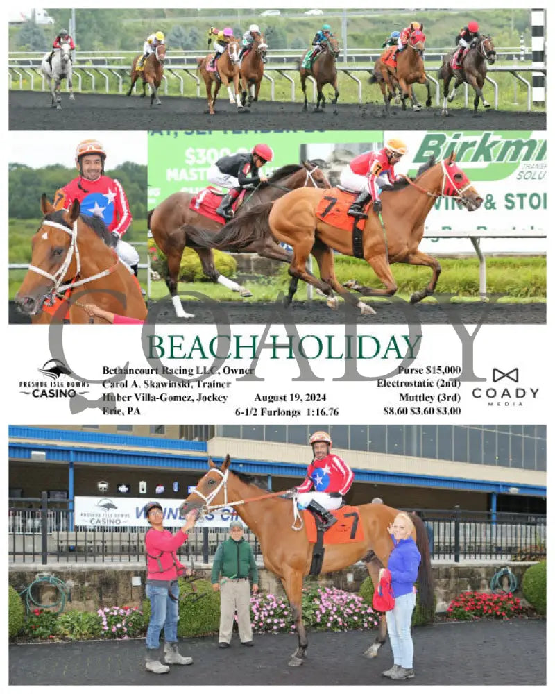 Beach Holiday - 08-19-24 R01 Pid Presque Isle Downs