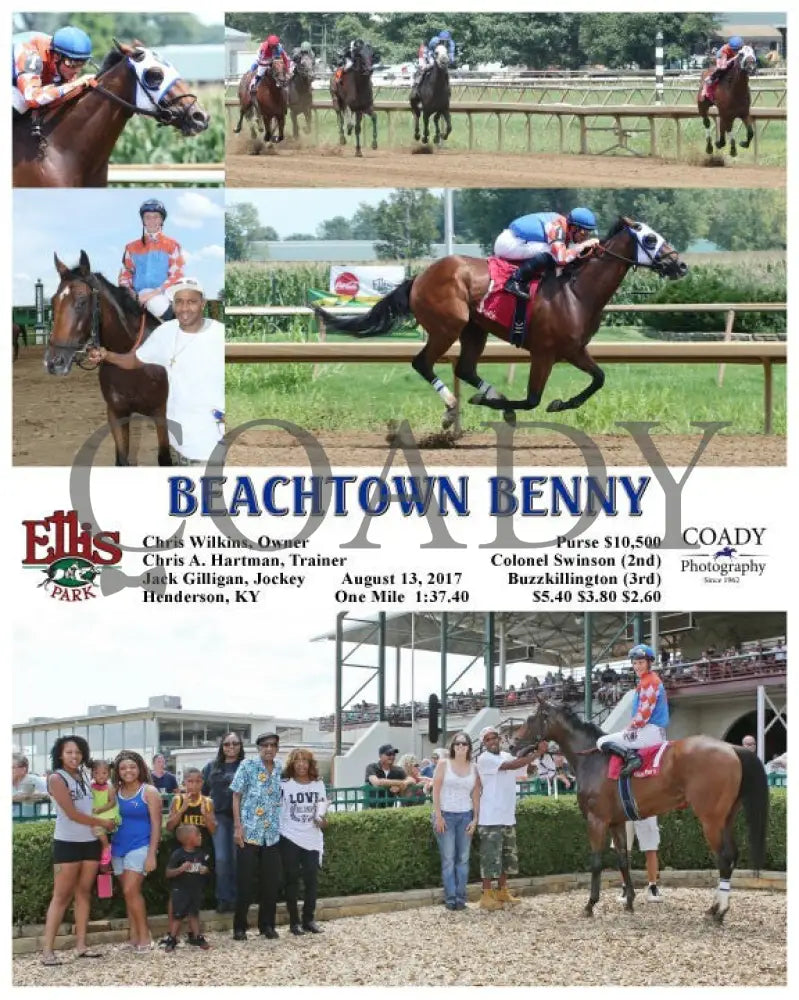 Beachtown Benny - 081317 Race 02 Elp Ellis Park
