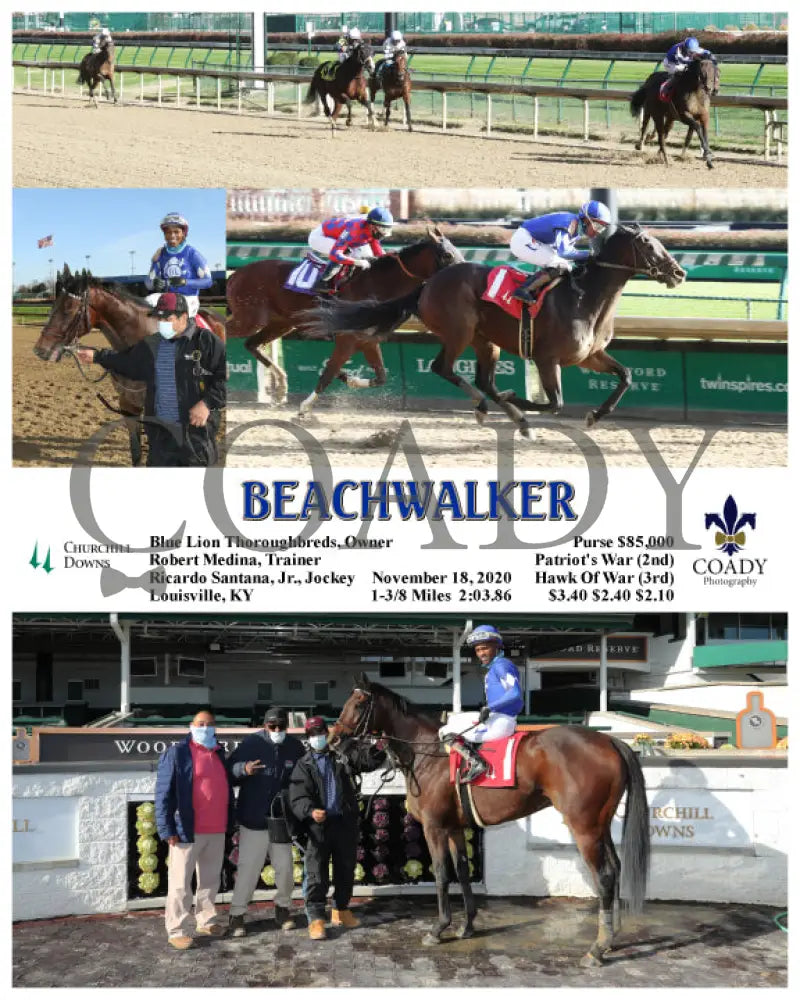 Beachwalker - 11-18-20 R04 Cd Churchill Downs