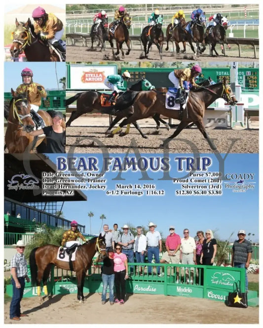 Bear Famous Trip - 031416 Race 06 Tup Turf Paradise
