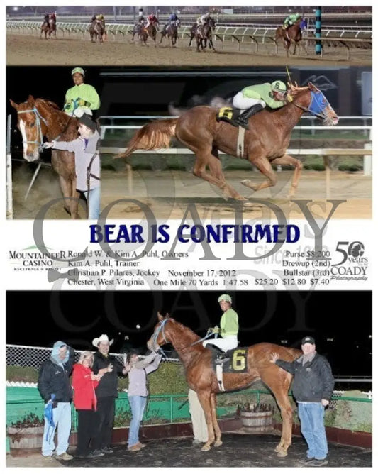 BEAR IS CONFIRMED - 111712 - Race 05 - Coady Media - Kurtis Coady Photography