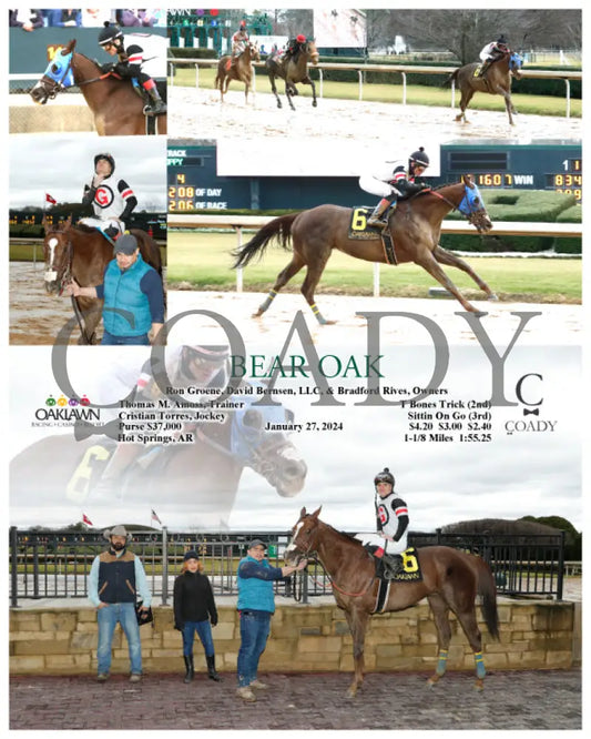 Bear Oak - 01-27-24 R04 Op Oaklawn Park