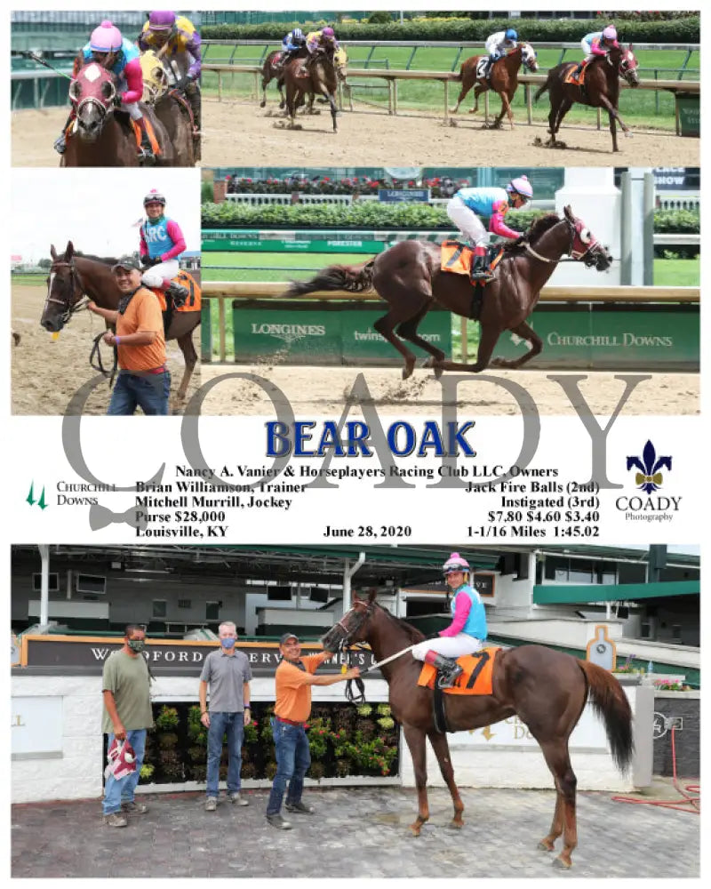 Bear Oak - 06-28-20 R05 Cd Churchill Downs