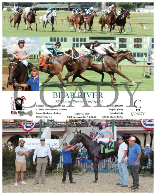 BEAR RIVER - KY Downs Preview Turf Sprint - 08-03-25 - R10 - ELP Ellis Park
