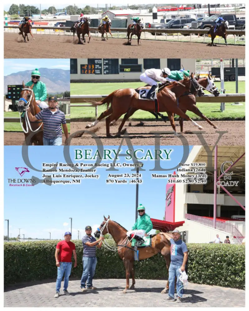 Beary Scary - 08-23-24 R01 Alb Downs At Albuquerque