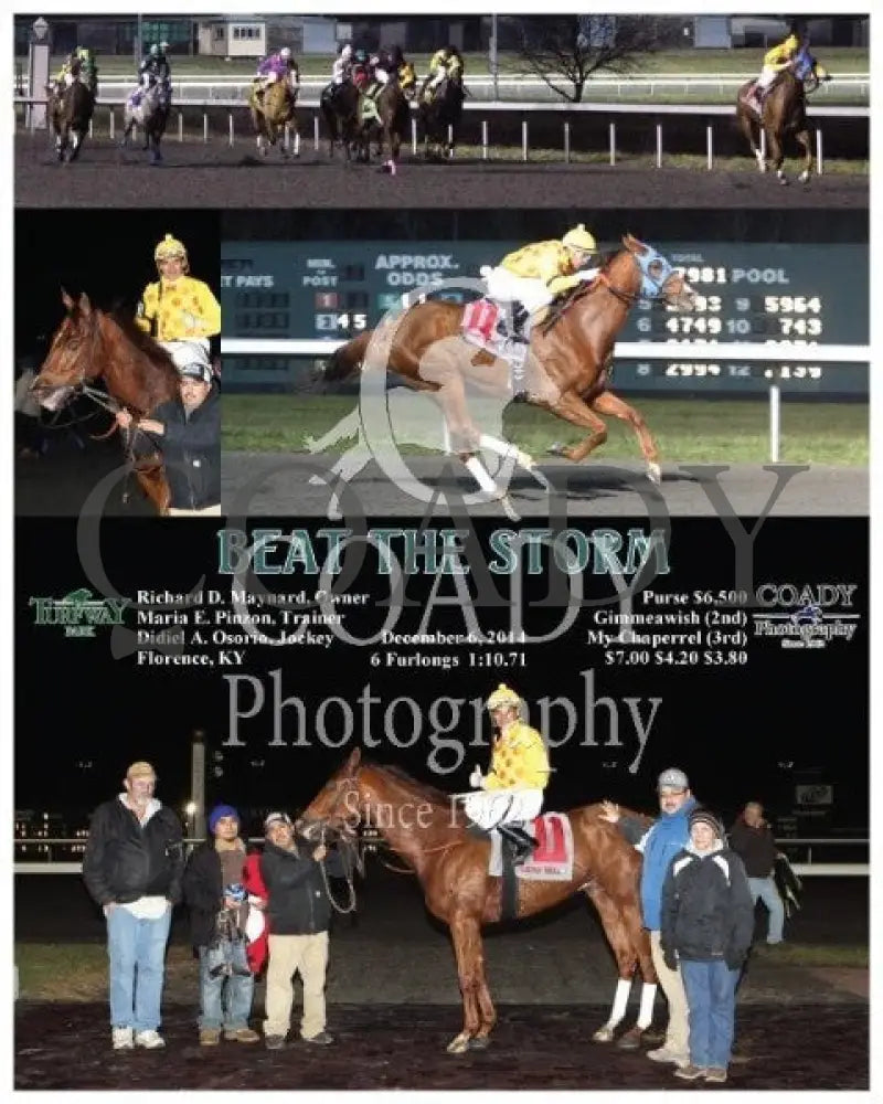 Beat The Storm - 120614 Race 09 Tp Turfway Park