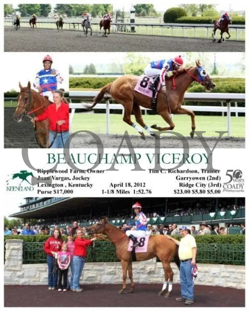 Beauchamp Viceroy - 041812 Race 04 Keeneland
