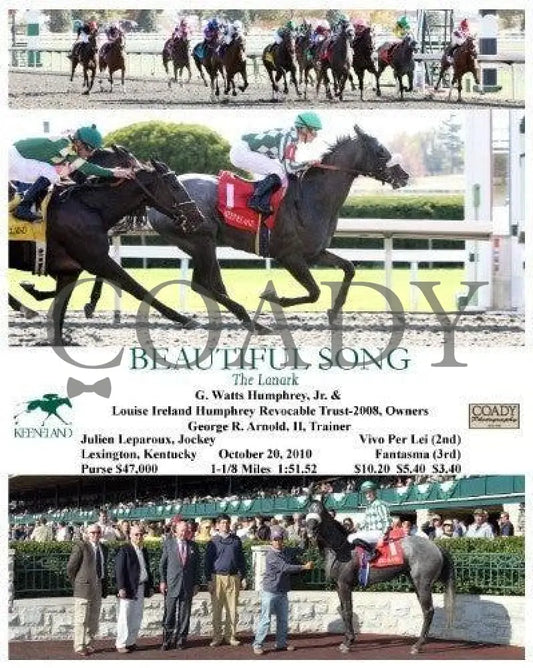 Beautiful Song - 102010 Keeneland