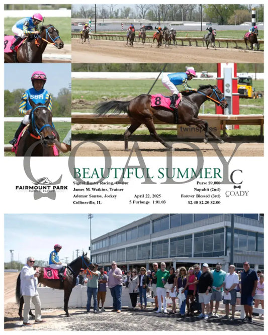 BEAUTIFUL SUMMER - 04-22-25 - R02 - FP Fanduel Sportsbook Horse Racing