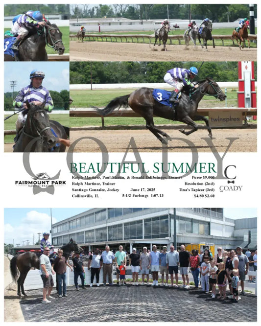 BEAUTIFUL SUMMER - 06-17-25 - R03 - FP Fanduel Sportsbook Horse Racing