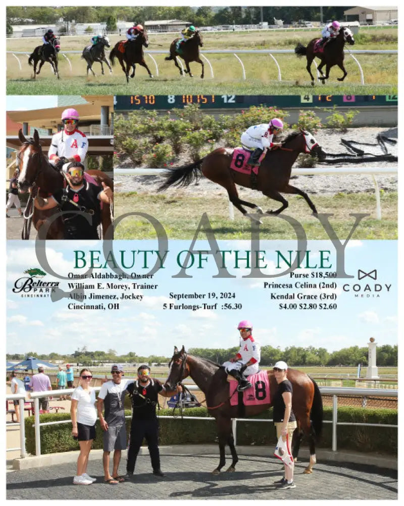 Beauty Of The Nile - 091924 Race 05 Btp Belterra Park