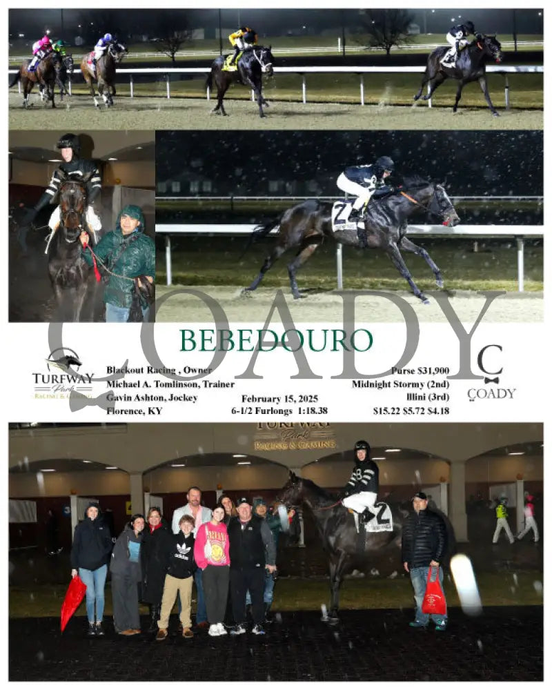 BEBEDOURO - 021525 - Race 06 - TP Turfway Park