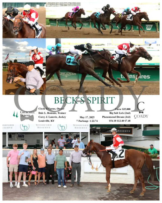 BECK’S SPIRIT - 05-17-25 - R02 - CD Churchill Downs
