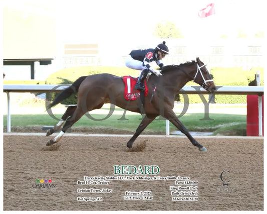 Bedard - 02-03-25 R08 Oaklawn Park Action