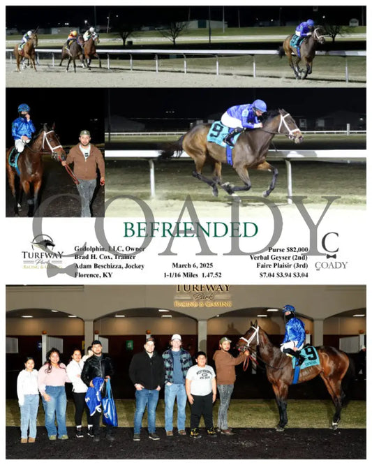 BEFRIENDED - 03-06-25 - R05 - TP Indiana Downs