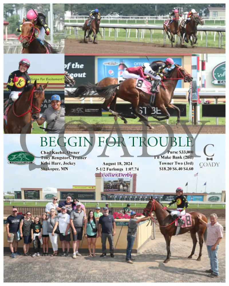 Beggin For Trouble - 08-18-24 R05 Cby Canterbury Park