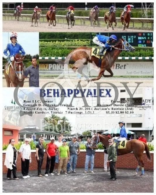 Behappyalex - 033014 Race 05 Crc Calder Course