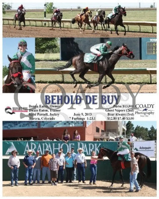 Behold De Buy - 060913 Race 08 Arp Arapahoe Park