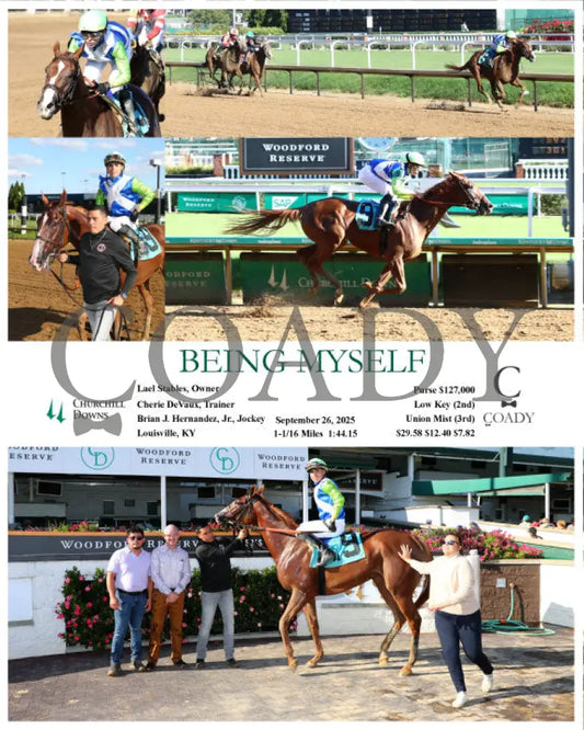 BEING MYSELF - 092625 - Race 09 - CD Churchill Downs