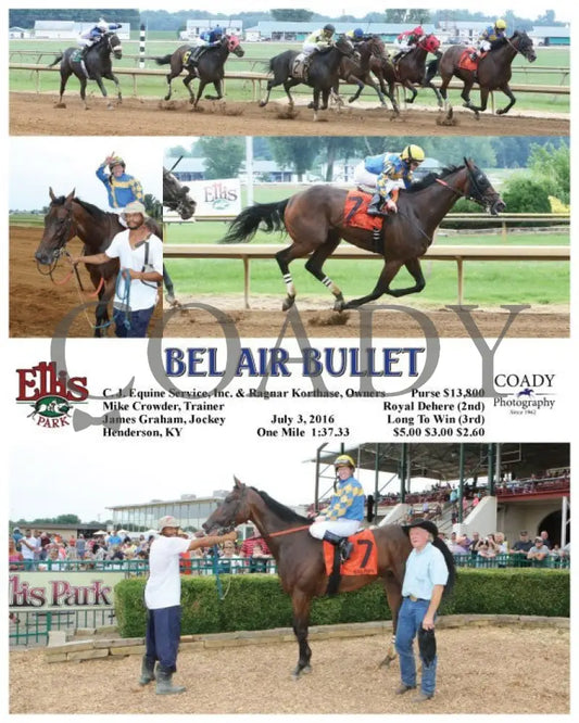 Bel Air Bullet - 070316 Race 03 Elp Ellis Park