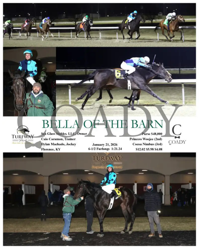 BELLA OF THE BARN - 012126 - Race 06 - TP - Coady Media - Kurtis Coady Photography