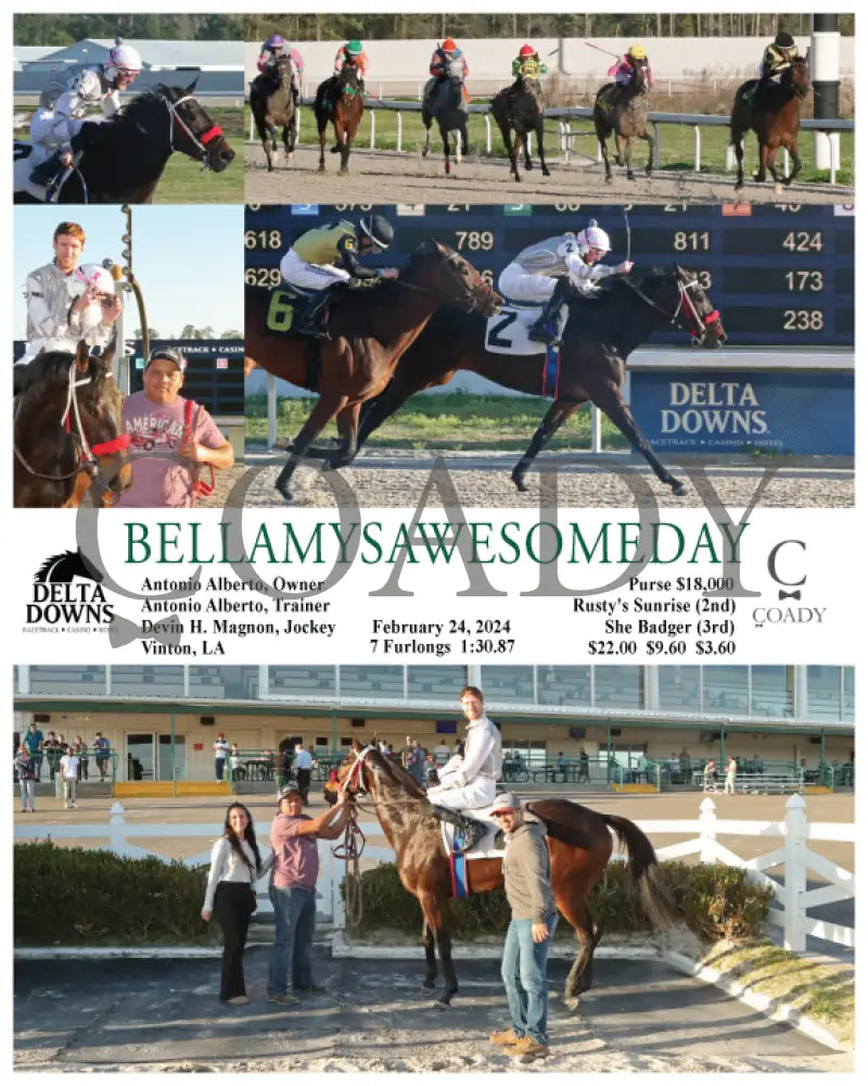 Bellamysawesomeday - 02 - 24 - 24 R01 Ded Delta Downs