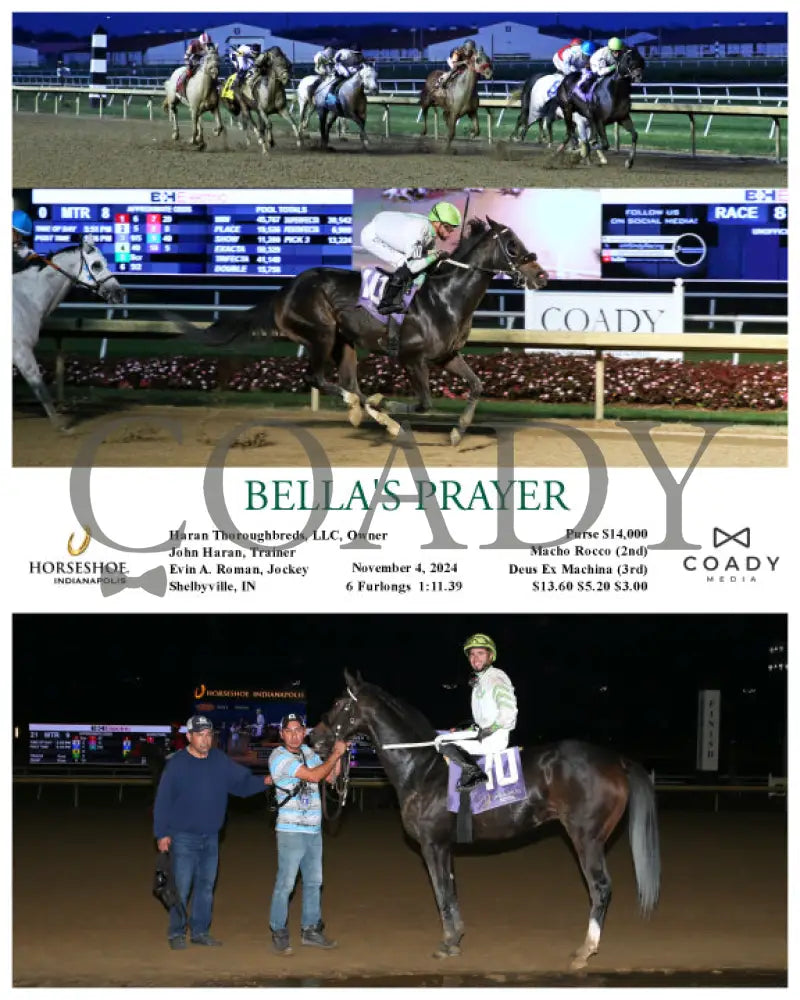 Bella’s Prayer - 11-04-24 R08 Ind Indiana Grand