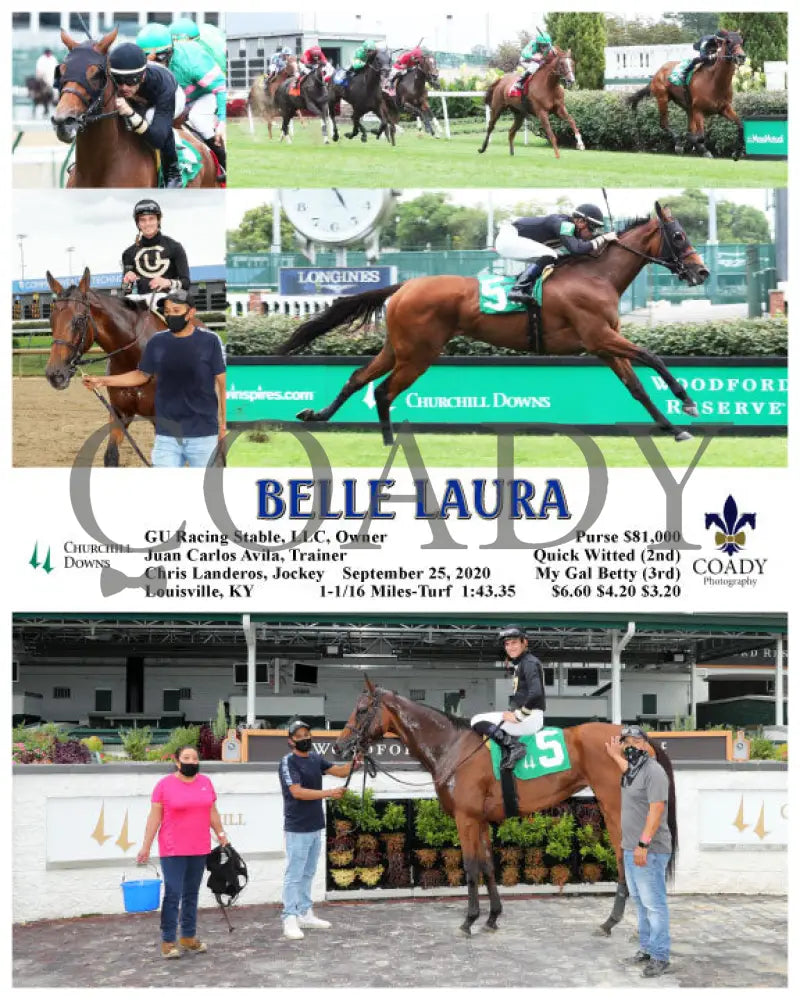 Belle Laura - 09-25-20 R09 Cd Churchill Downs