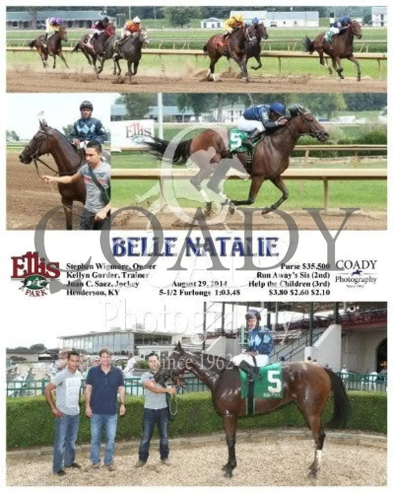Belle Natalie - 082914 Race 05 Elp Ellis Park