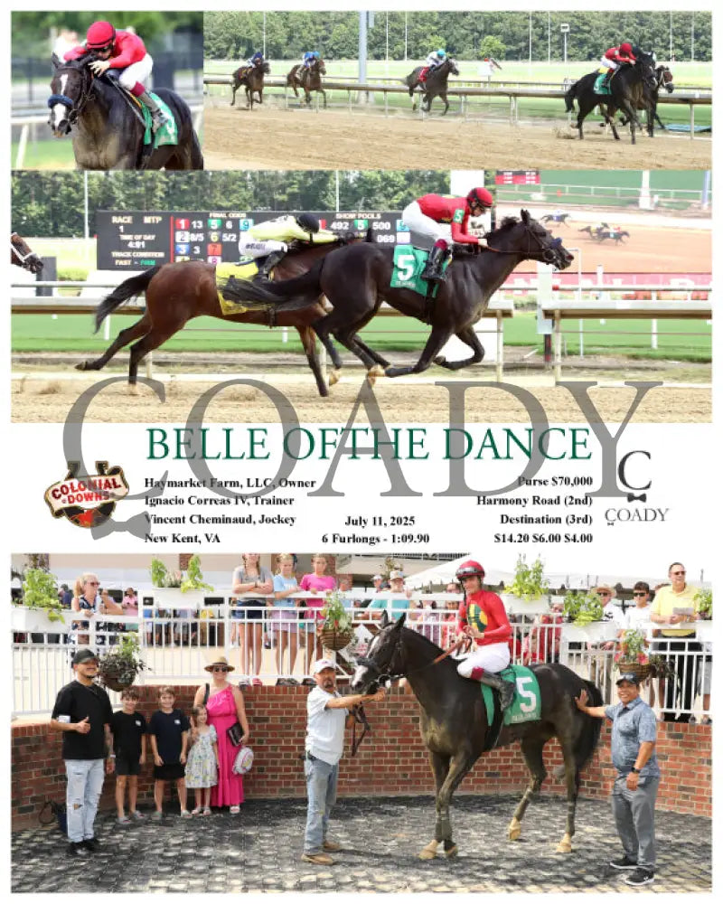 BELLE OFTHE DANCE - 07-11-25 - R01 - CNL Colonial Downs