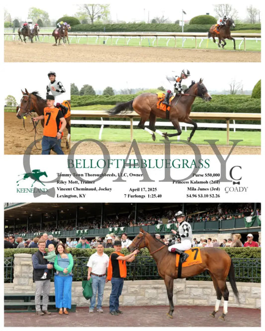 BELLOFTHEBLUEGRASS - 041725 - Race 03 - KEE Keeneland
