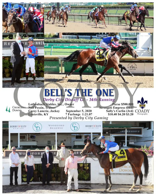 Bell’s The One - Derby City Distaff G1 34Th Running 09-05-20 R12 Cd Churchill Downs
