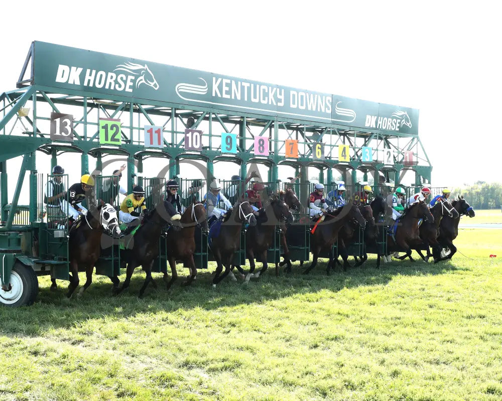 Bellum Justum - The Dk Horse Nashville Derby Invitational G3 08-31-24 R08 Kd Start 01 Kentucky Downs