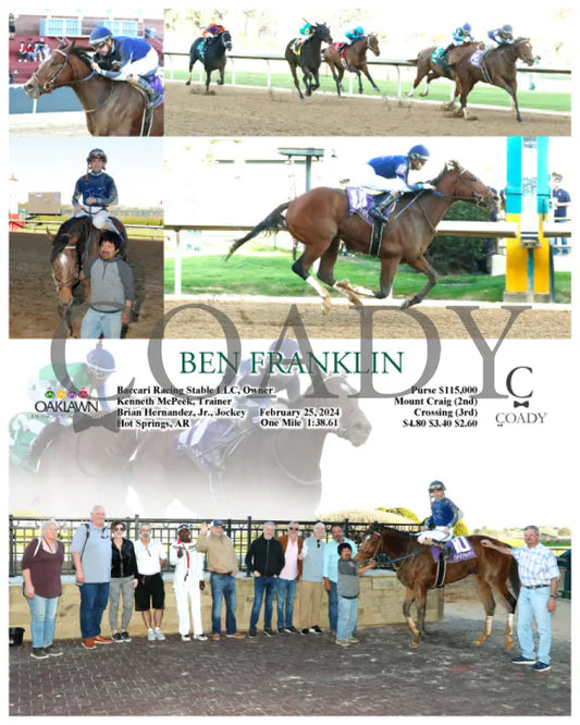 Ben Franklin - 02-25-24 R08 Op Oaklawn Park