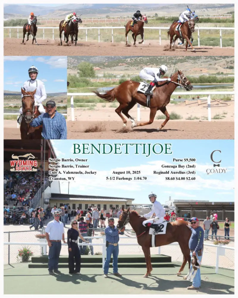 BENDETTIJOE - 08-10-25 - R06 - WYO Wyoming Downs